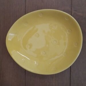 Vintage Crate&Barrel Egg Shape Plates Set of 4